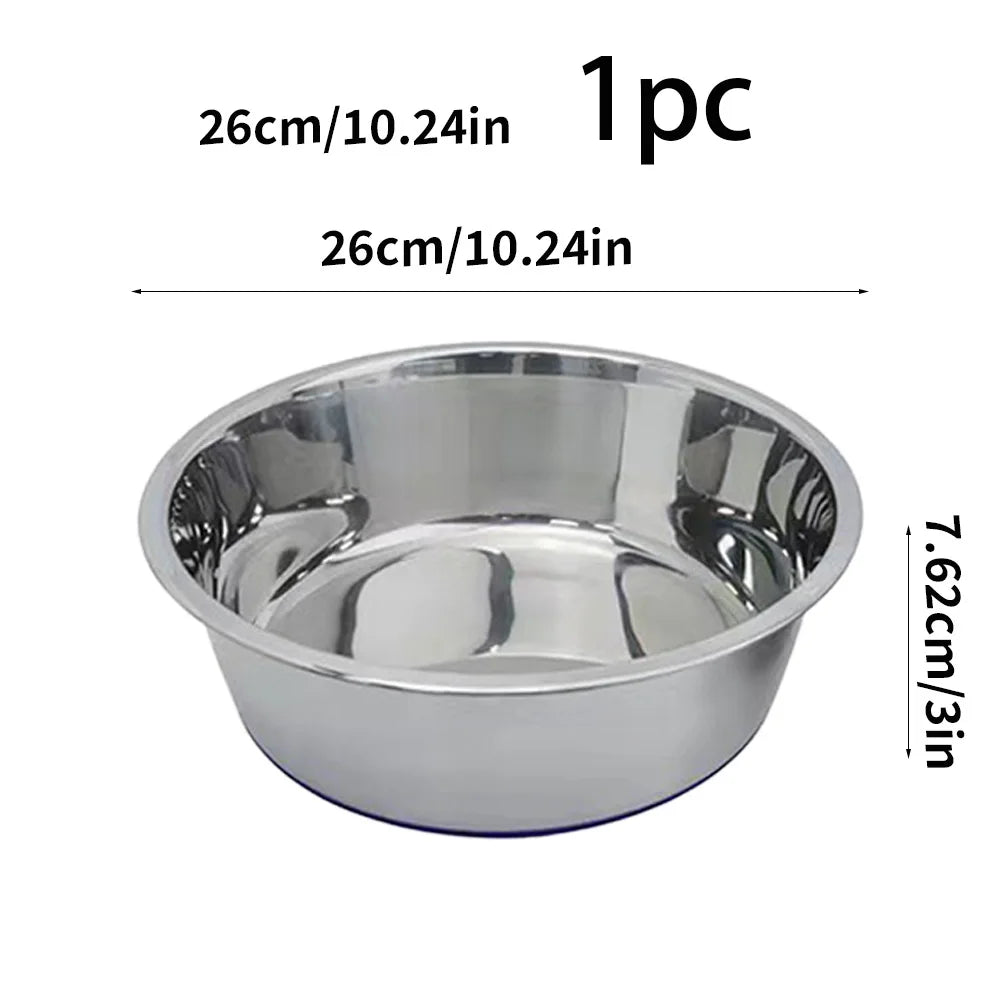 Durable Dog Bowl with Silicone Base – Stainless Stee - DOGGY DEN