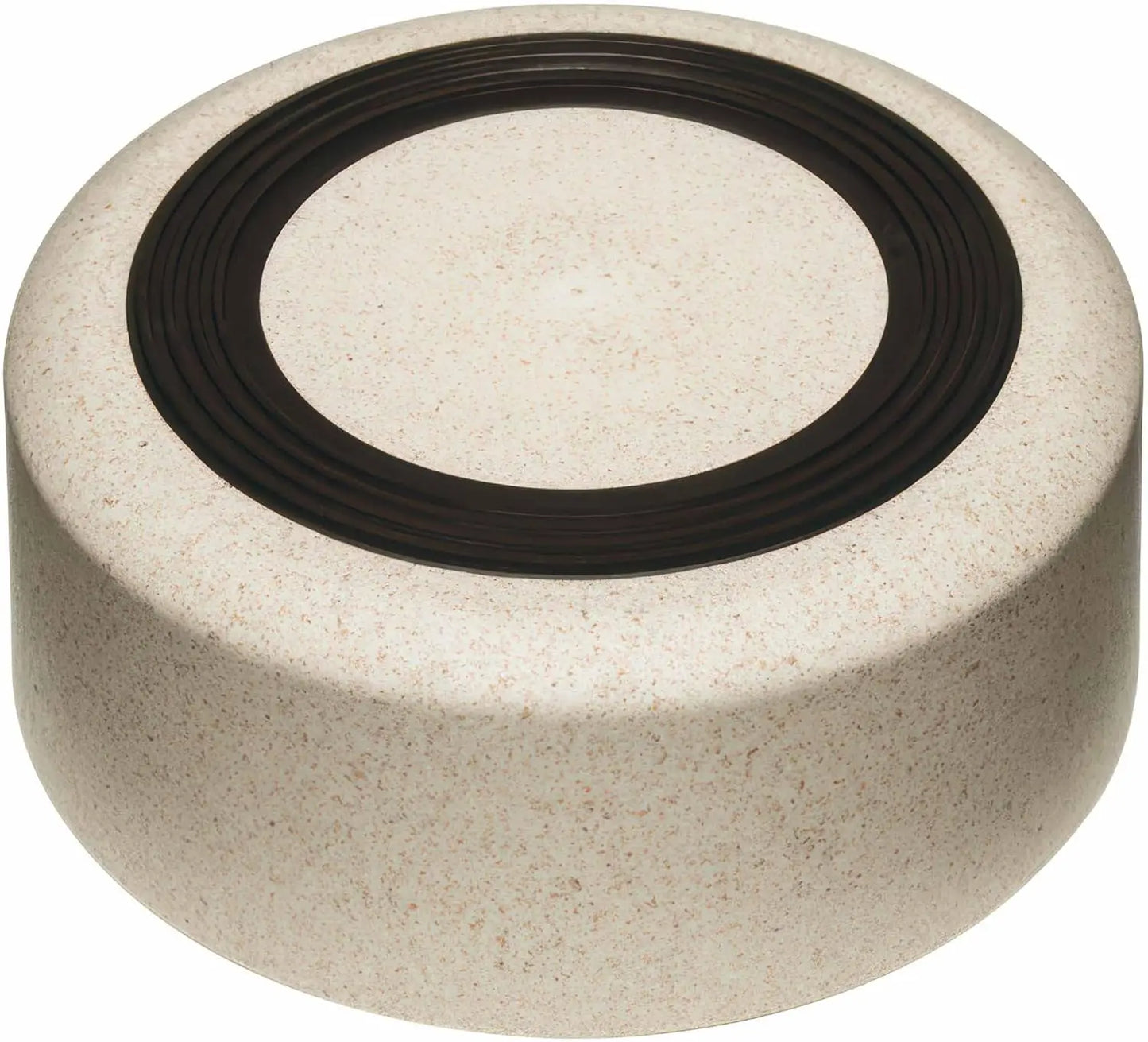 Eco-Friendly Bamboo Pet Bowl – Dishwasher Safe Dog & Cat Bowl (Medium, Oat-Beige) - DOGGY DEN