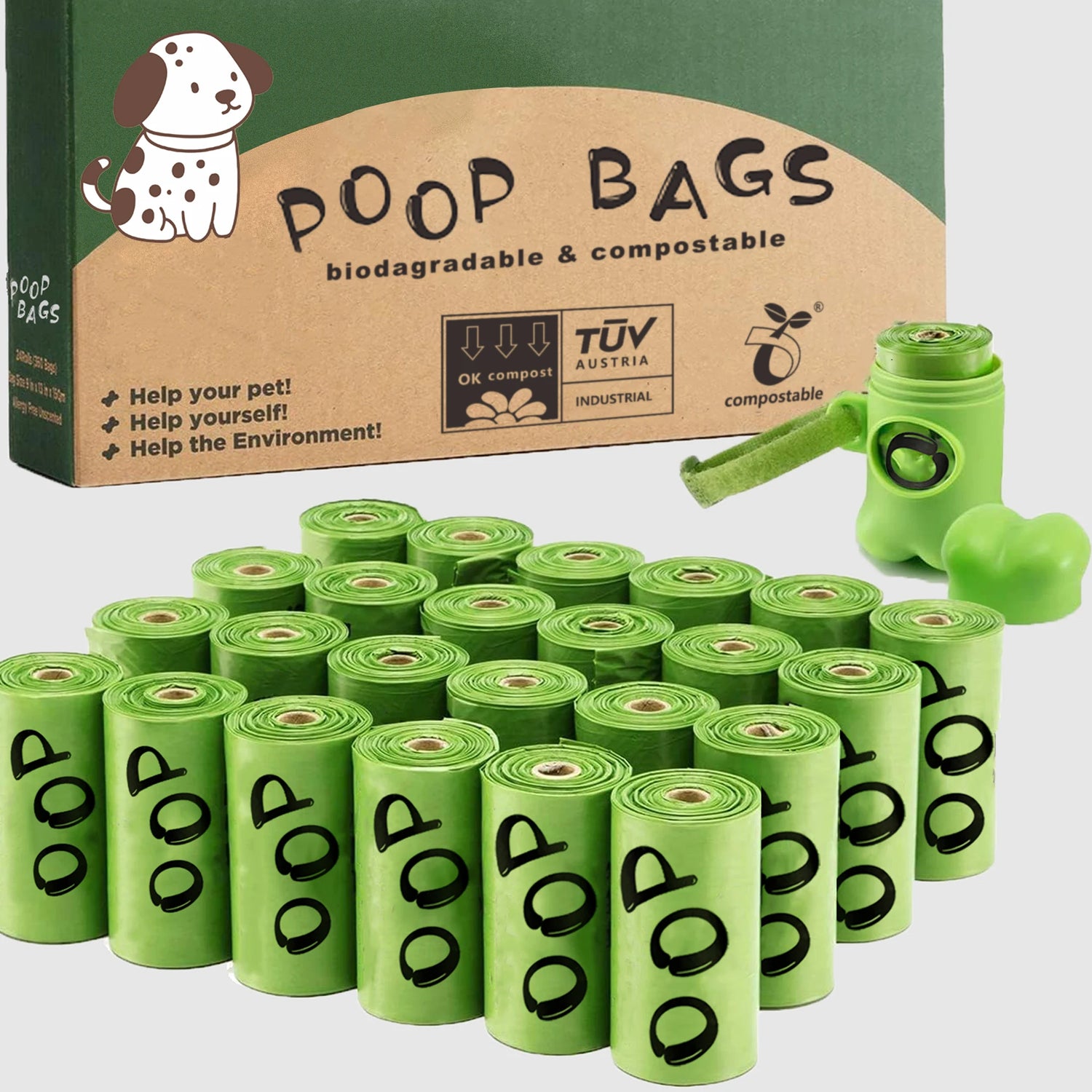 Certified Compostable Dog Poop Bags – Leak-Proof & Biodegradable - DOGGY DEN