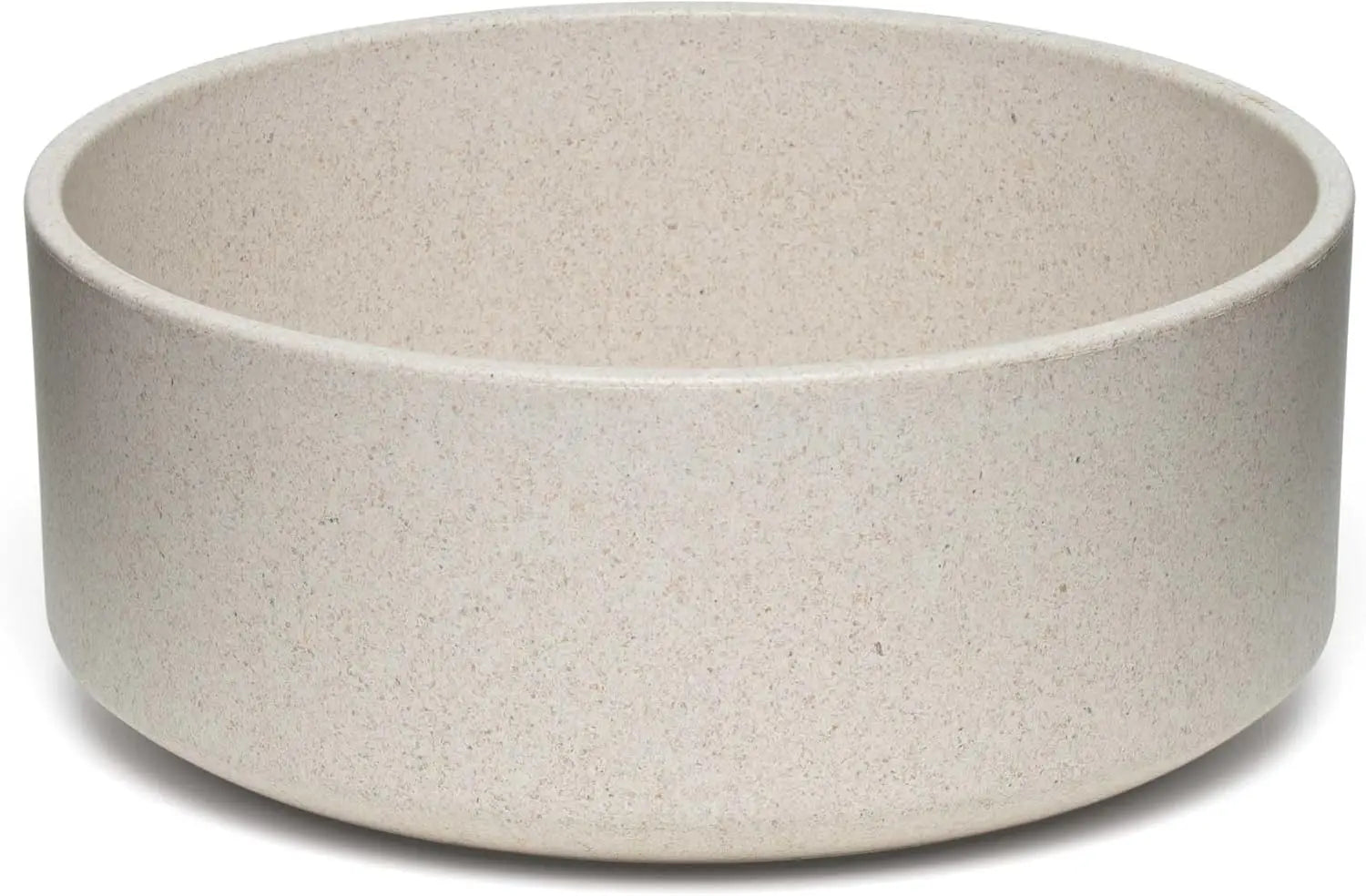 Eco-Friendly Bamboo Pet Bowl – Dishwasher Safe Dog & Cat Bowl (Medium, Oat-Beige) - DOGGY DEN