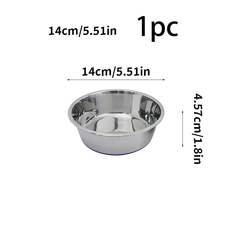 Durable Dog Bowl with Silicone Base – Stainless Stee - DOGGY DEN