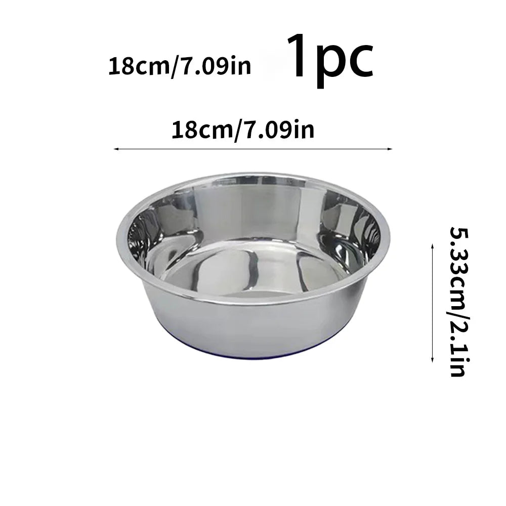 Durable Dog Bowl with Silicone Base – Stainless Stee - DOGGY DEN